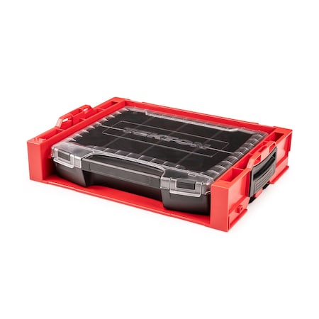 Tekton Lidded Drawer i-BOXX with 8-Cavity Parts Tray and Stacking Drawer Rack OLB94003